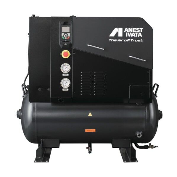 給油式スクリューコンプレッサ タンクマウント式 LRSTシリーズ