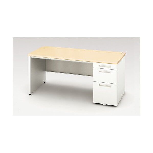 片袖デスク(ロング、パネル脚 XEHH167KP-WS 1点