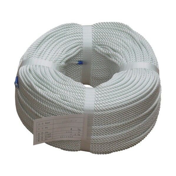 ナイロンロープ 4mmX200M 365112 1点