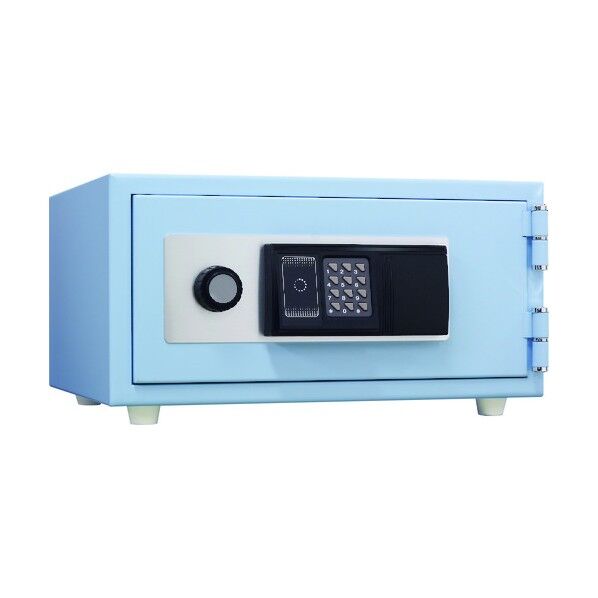 おしゃれ金庫ICカード式 スカイブルー CPS-30IC B 1点