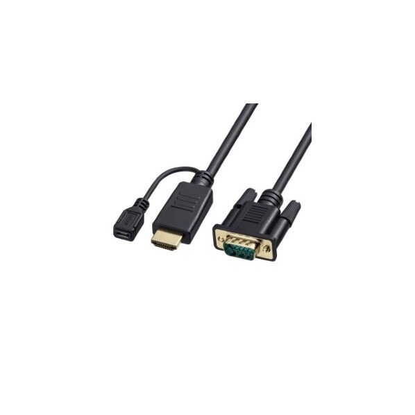 サンワサプライ HDMI-VGA変換ケーブル KM-HD24V10 1点