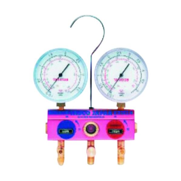 ボールバルブ式ゲージマニホールドキット(R410A、R32) TA122GB-2