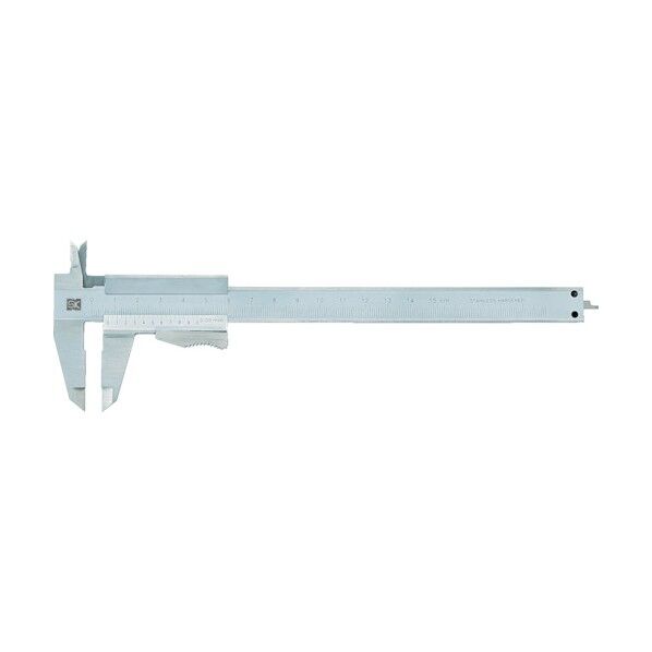 シルバーM型ノギス自動ストップ付 250 x 92 x 23 mm THS-15 1