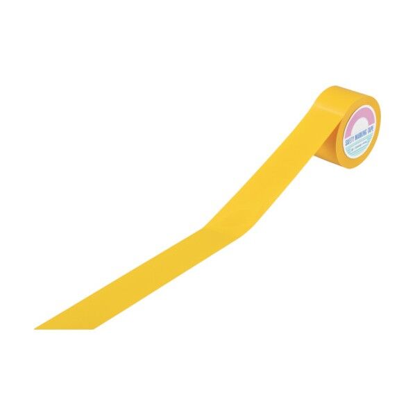 フロアラインテープ FM‐50Y 屋内用 黄 50mm×33m 258012 1個