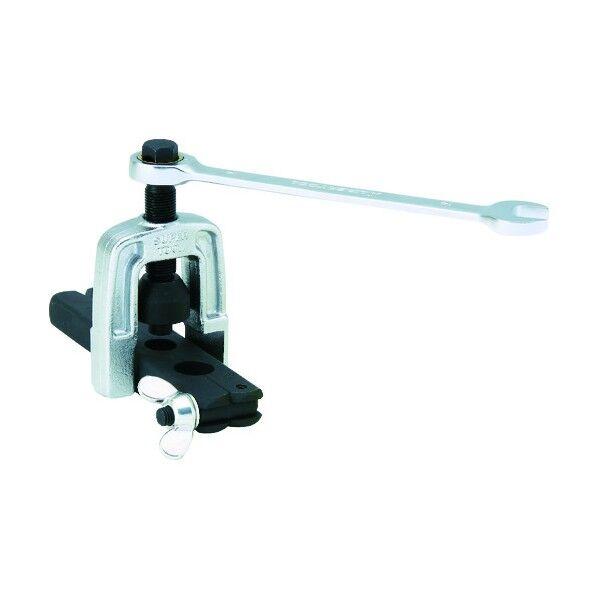 フレキ管ツバ出し工具(ギアレンチ式)