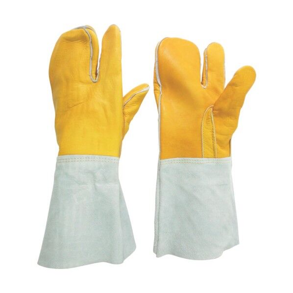 溶接用牛革手袋3本指MT-107D-3P