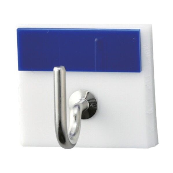 キーハンガー 裏面テープ付 キーハンガー1R(3) ブルー 30×33mm 302003 1個