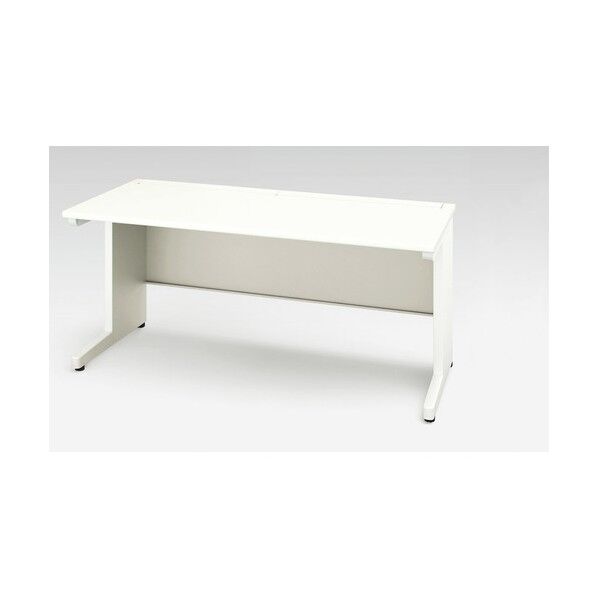 平デスク(引出し無し) XEHH167FDN-WH 1点