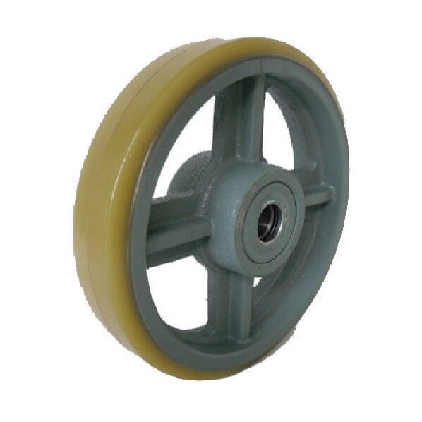 ヨドノ 鋳物中荷重用ウレタン車輪ベアリング入 300φ USB300 1台