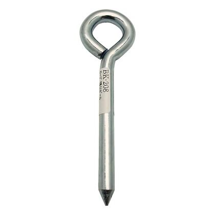 ロープ 張りポール ヒートン型 9X100mm BK-208 1本