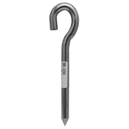 ロープ 張りポール 洋灯型 9X100mm BK-200 1本