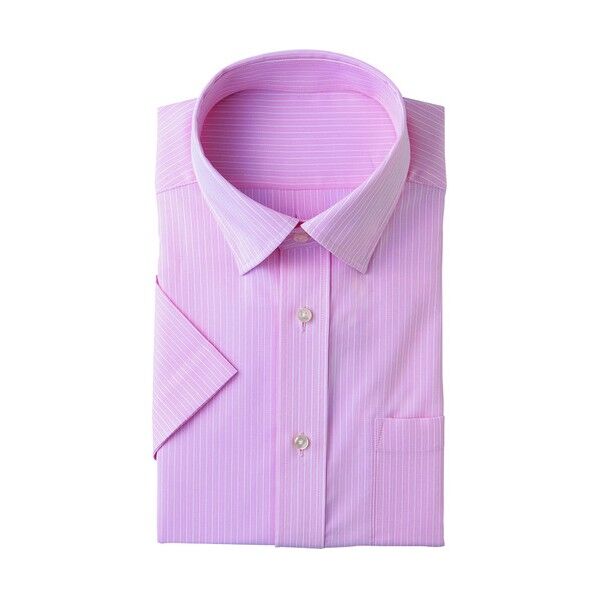 半袖カッターシャツ ピンク 3L 43070-060-3L 1点