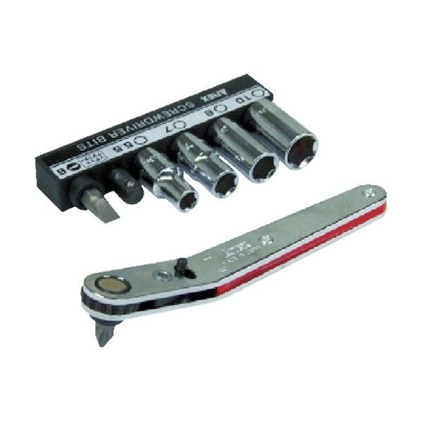 アネックスベントアップヘッド型オフセットラチェットドライバーソケットセット