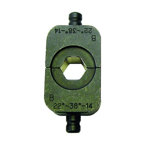西田製作所 300N-CU22-38-14 六角圧縮ダイスM-HE100用六角圧縮ダイス 38 300NCU223814 1個...