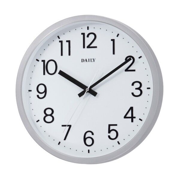 ＤＡＩＬＹ　デイリー　掛時計 シルバー 331x43mm 4KGA06DN19 1個