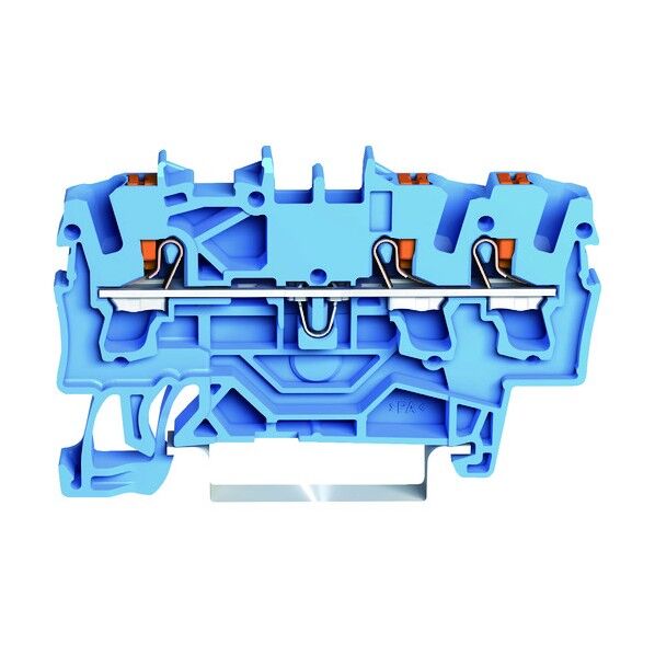 プッシュボタン付スプリング式中継端子台 2202シリーズ 3線式