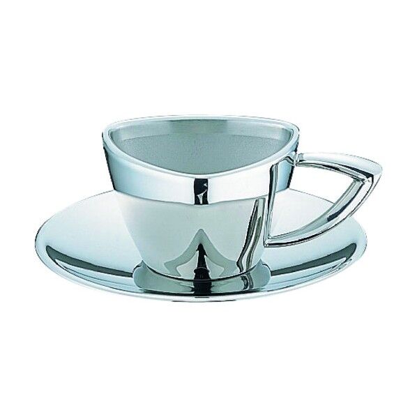 UK18-8トライアングルシリーズ コーヒーカップ&ソーサー PTL8101 1個