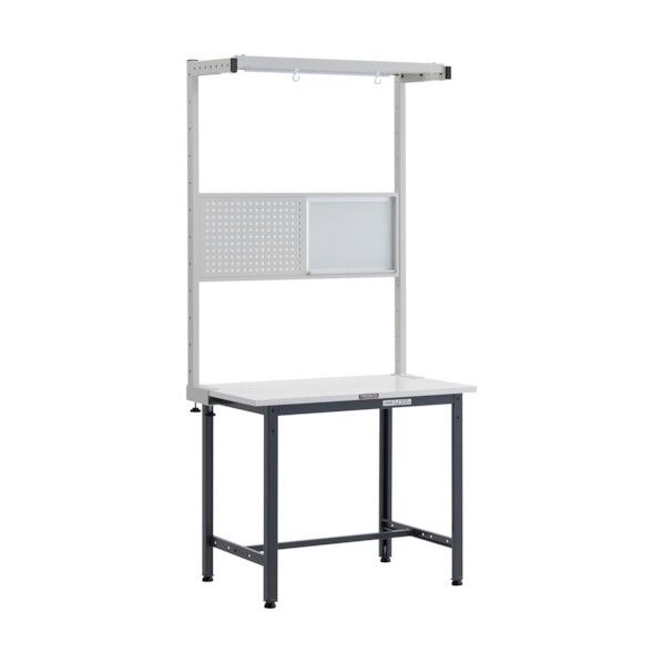 AE型作業台 ツールハンガーフルセット付 DG色 W900×D750 AE-0975THFS DG 1点