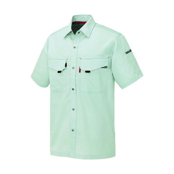 半袖シャツ(男女兼用) 004シルバーグレー L 5536 1