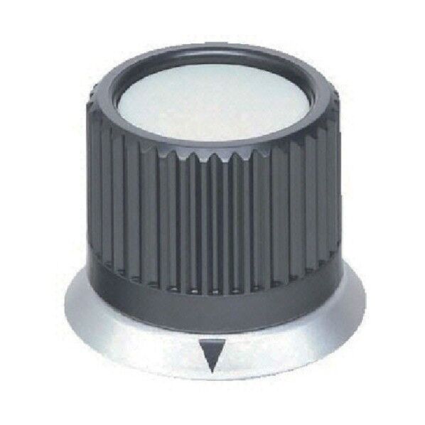 ラウンドノブ(フランジ付き) 矢印付き