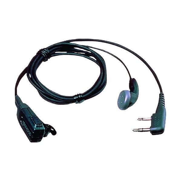 ケンウッドイヤホン付きクリップマイクロホン