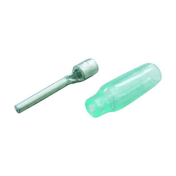 絶縁キャップ付裸圧着端子(棒形)