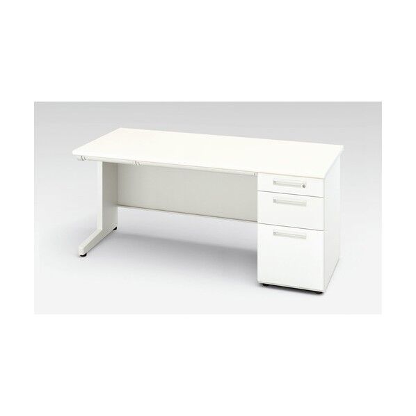 片袖デスク XED167B-WH 1点