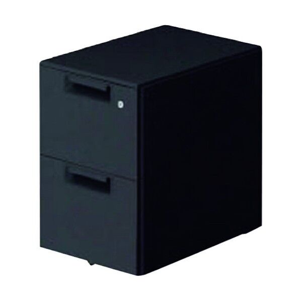 779448)LEED サイドキャビネット LE-046SC-A2 BK 1点