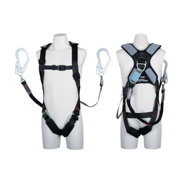 スマートハーネス (ワン・ハンド巻取式+伸縮性ランヤードタイプ)