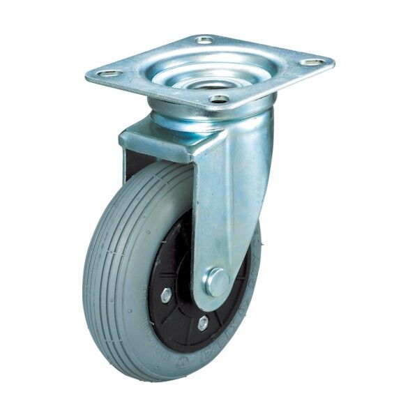 クッション車輪付キャスター自在φ100