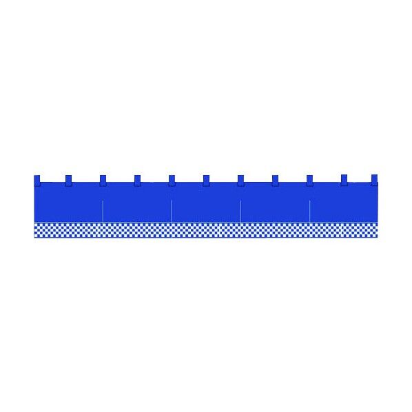 柄ノレン 004017001 市松 YJN4101 1個