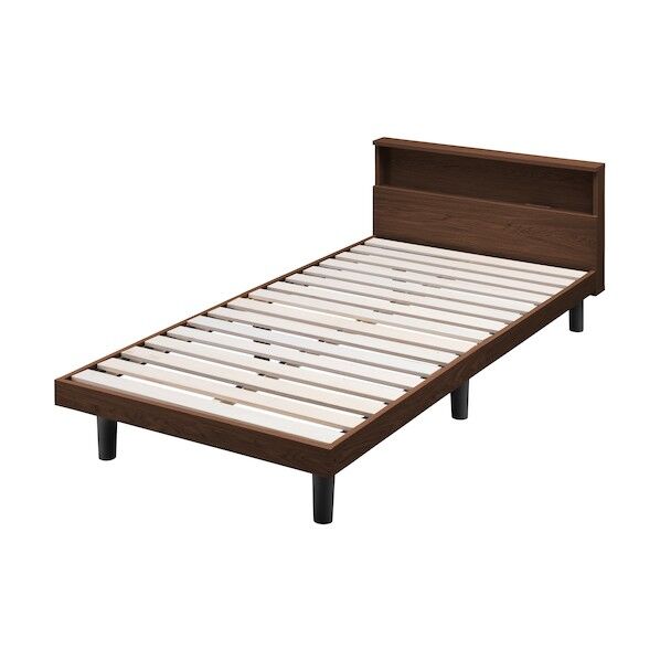 103726 すのこベッドS ブラウン SNB-S-C 1点