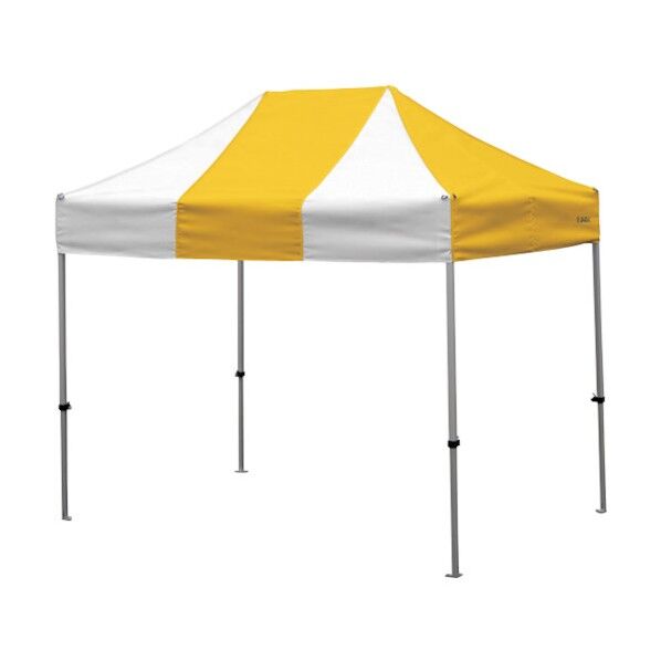 かんたんてんと 1.8m×2.7mオールアルミフレーム 黄白 KA/1.5WA-YW 1点