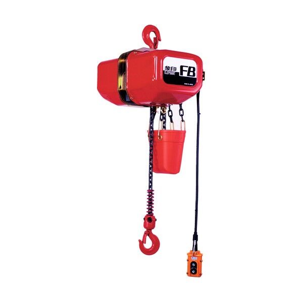 電気チェーンブロック 1t 揚程8m F601080 1点