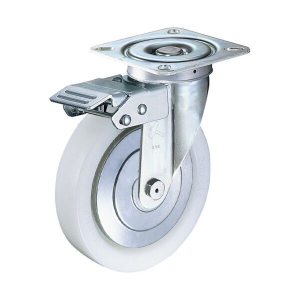 400Sシリーズ方向規制自在ナイロンB車200mm 平戸車 400FASNRB200 1個