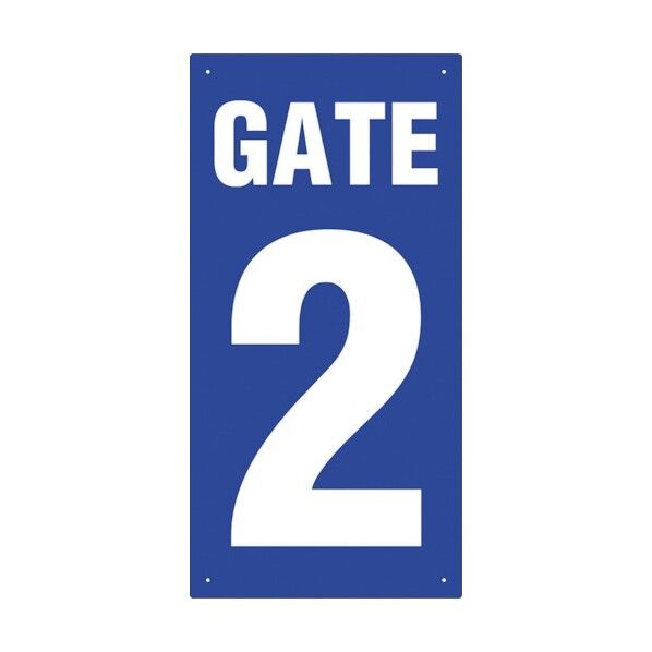 ユニット ゲート表示板 GATE 2 タテ 305-31A 1点