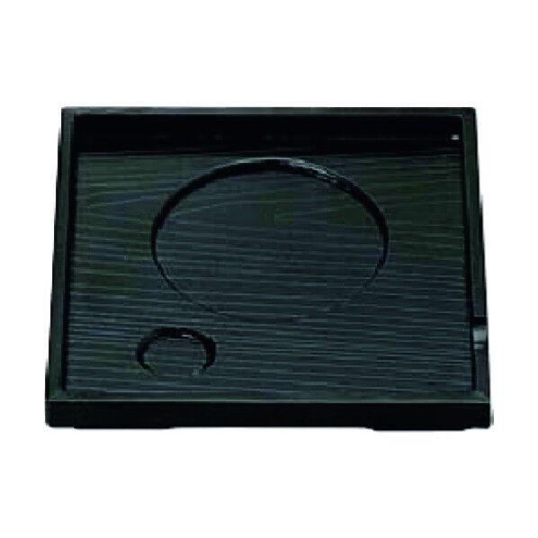 角茶碗蒸シ台 黒 (ABS) 75000630 RFKM001 1個