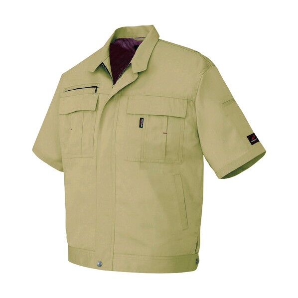 半袖ブルゾン(男女兼用)AZ5461-002ベージュ6L 002ベージュ 6L 5461 1