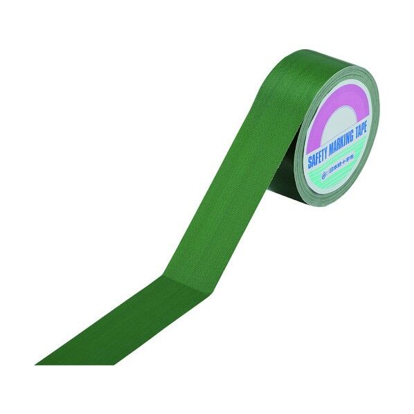 布テープ(包装・梱包用)AH‐1008 緑 50mm×25m 190008 1個