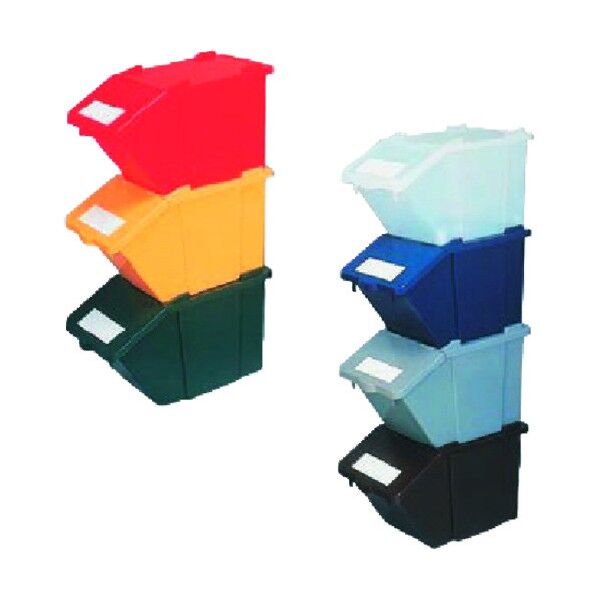 分別カラーボックス SAX45 赤 221-56-97-21 1点