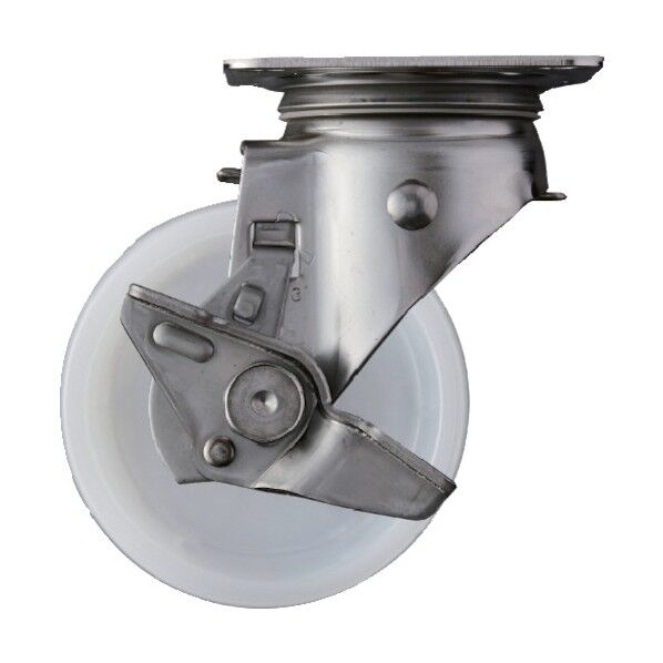 SUS サイドSP付 ナイロン車100mm 313S-N100 1点