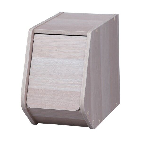 スタックボックス 扉付き ナチュラル STB-200D 1個