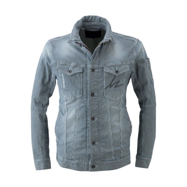 IZ 7340ストレッチ3Dワークジャケット(ブルーヒッコリー)L 189861 1点