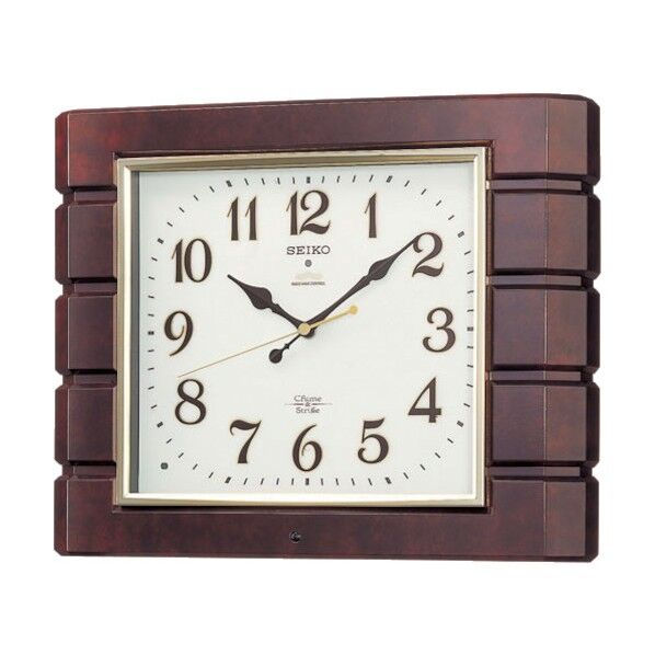 チャイム&ストライク付電波掛時計P枠