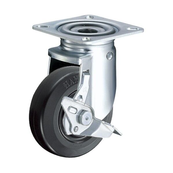 プレートキャスターSP付 ゴム車