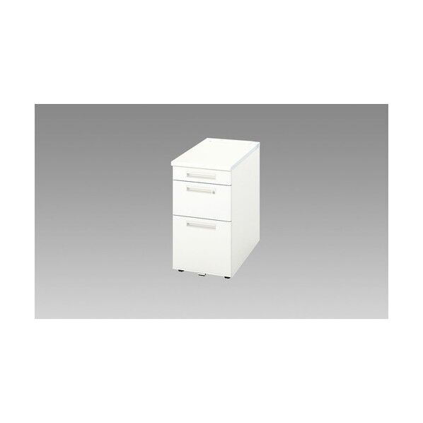 脇デスク ロングレール仕様 XEHH047K-WH 1点