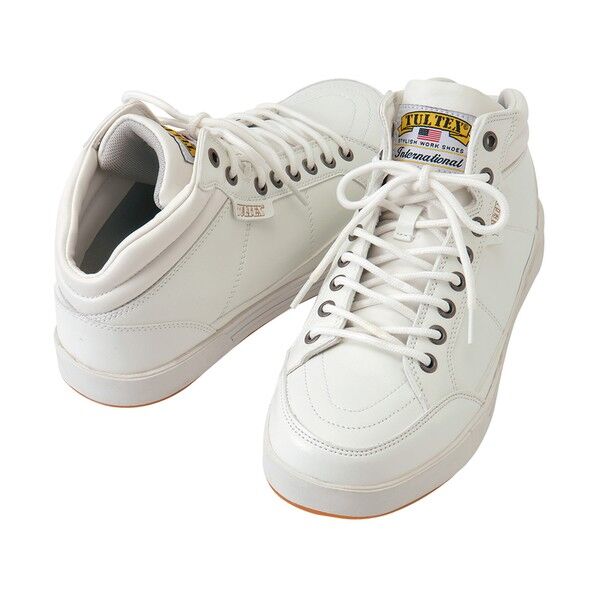 セーフティシューズミドルカット ホワイト 26.0 AZ51633-001-26.0 1点