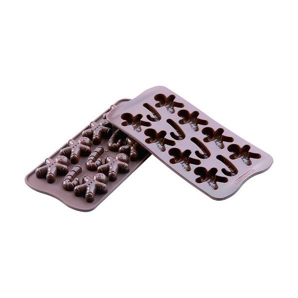 シリコマート チョコレートモルド MR.ジンジャー SCG12 WML8401 1個