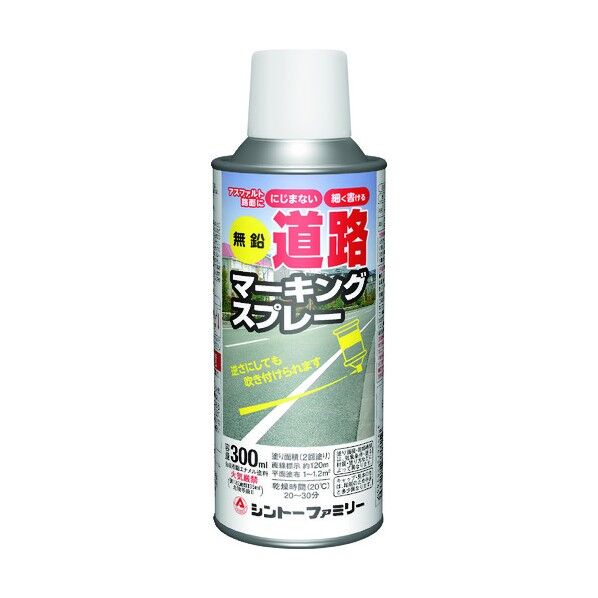 シントー シントー 無鉛道路マーキングスプレー白色 6 x 6 x 19 cm...