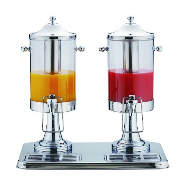 KINGO ジュースディスペンサー 4L S10502(2連タイプ) 4L FZY6101 1個